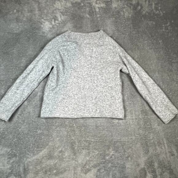 Everlane Wool Sweater Womens XS V Neck Gray Minimalist Preppy Classy - Picture 4 of 9